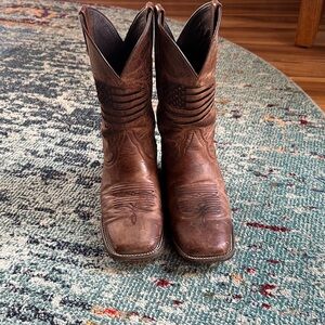 Ariat Brown Leather Western Boots